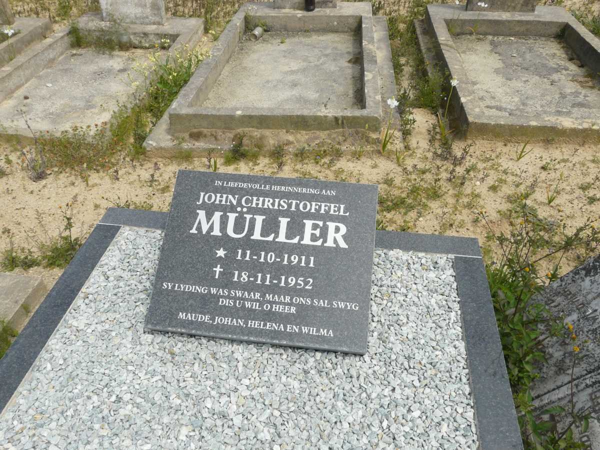 MULLER John Christoffel 1911-1952
