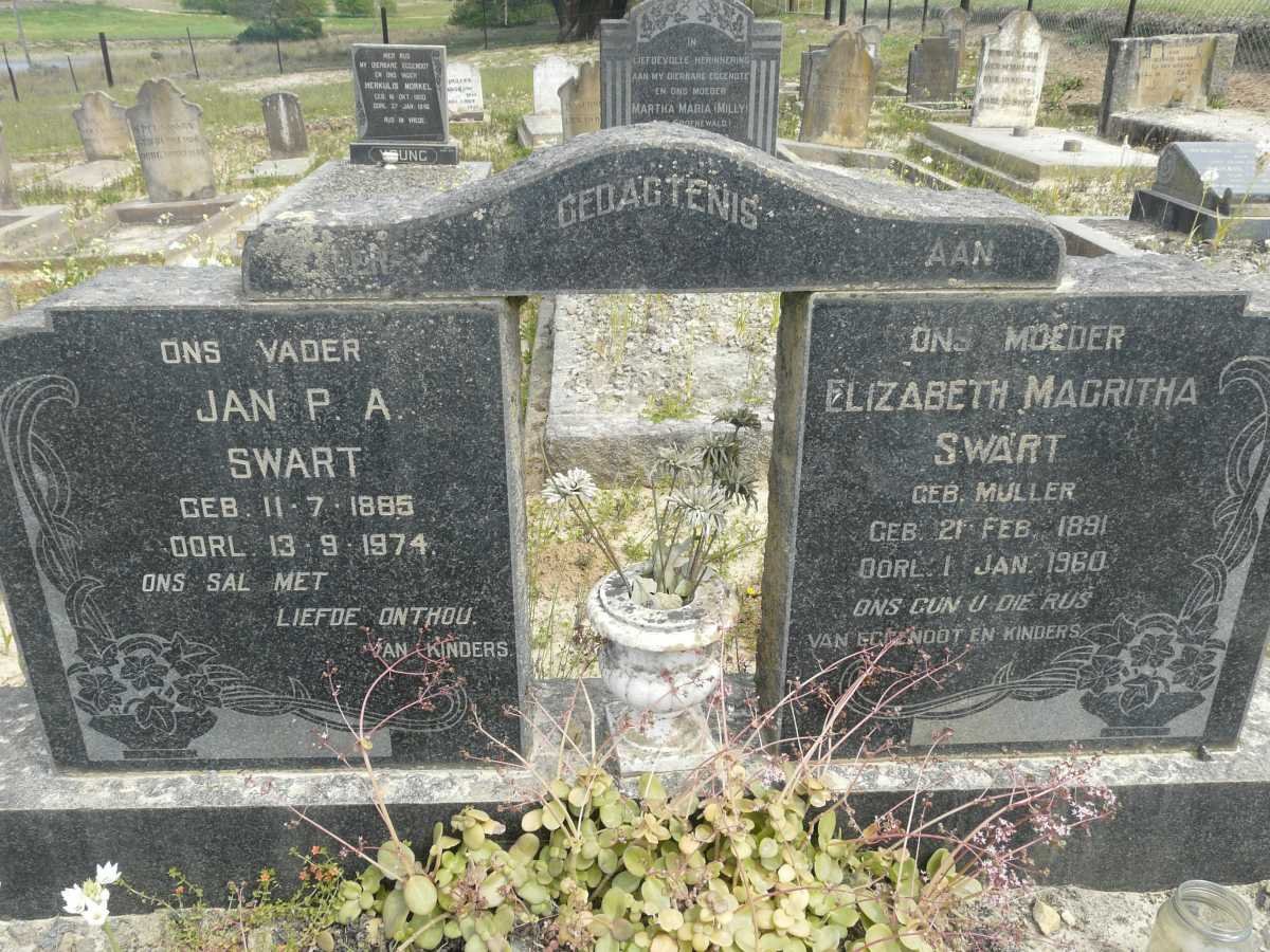 SWART Jan P.A. 1885-1974 &amp; Elizabeth Magritha MULLER 1891-1960