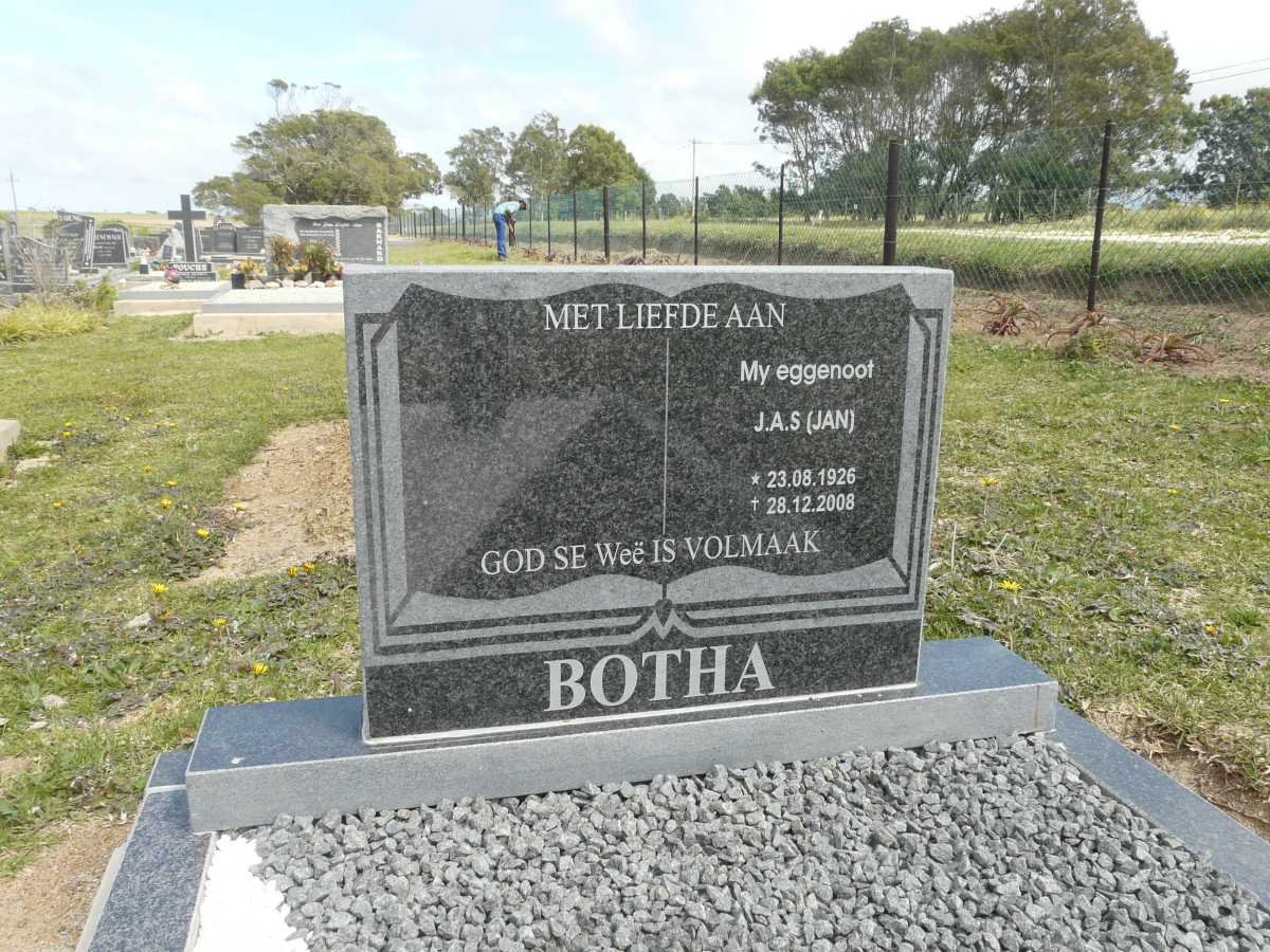 BOTHA J.A.S. 1926-2008