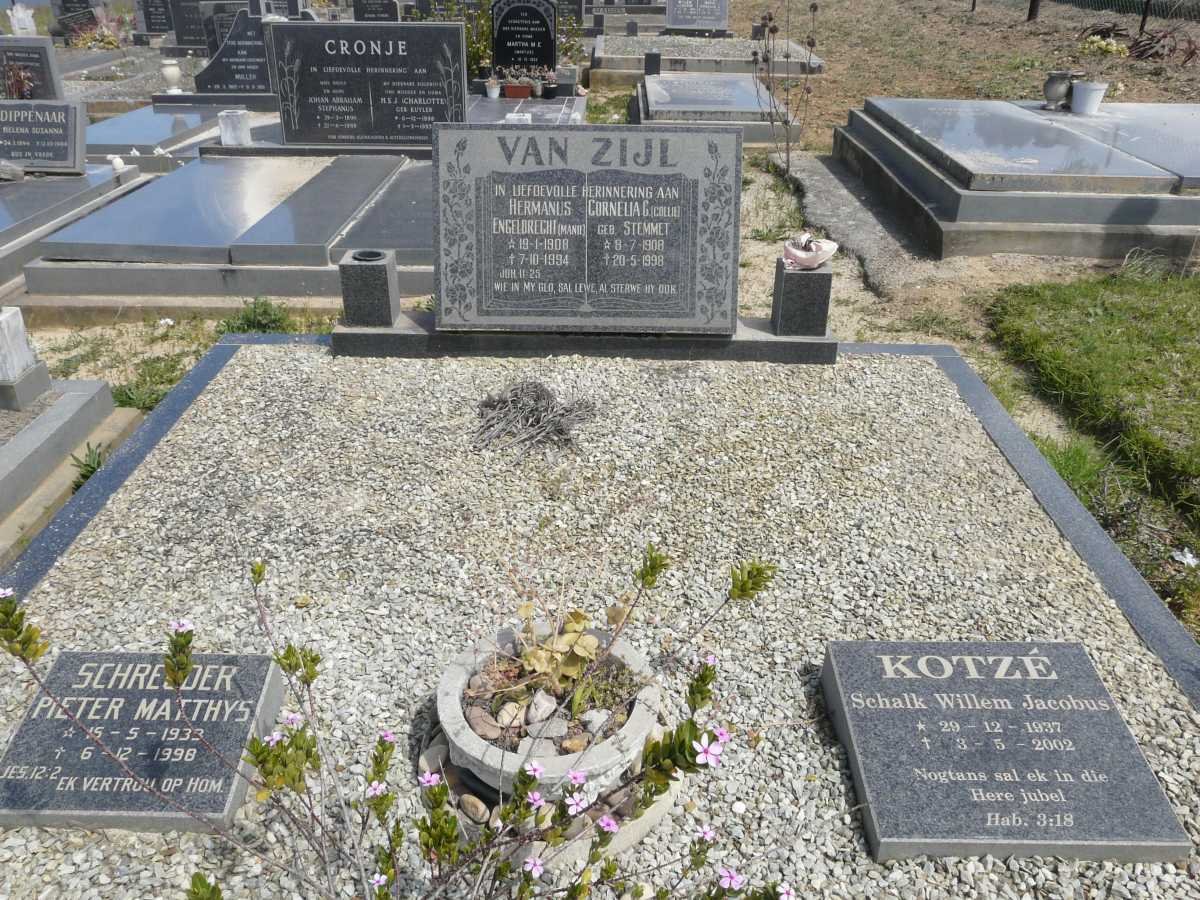 ZIJL H.E., van :: SCHREUDER P.M. :: KOTZE S.W.J. :: STEMMET C.G.