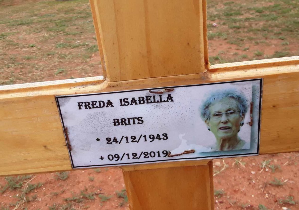 BRITS Freda Isabella 1943-2019