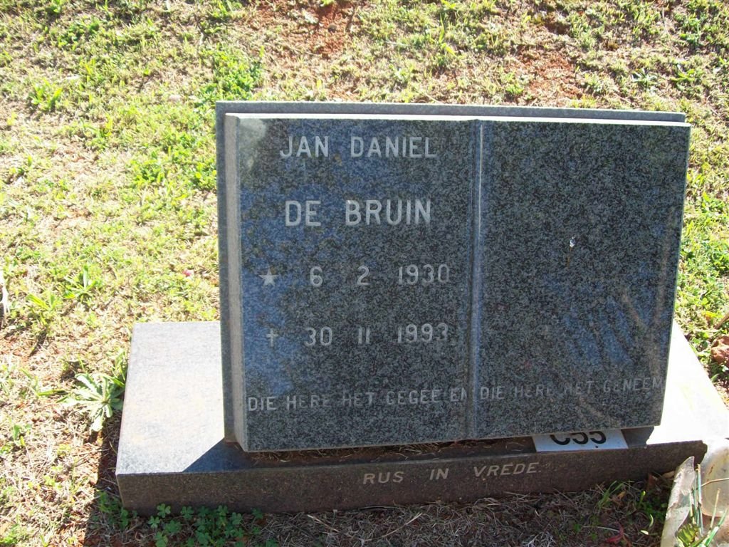 BRUIN Jan Daniel, de 1930-1993
