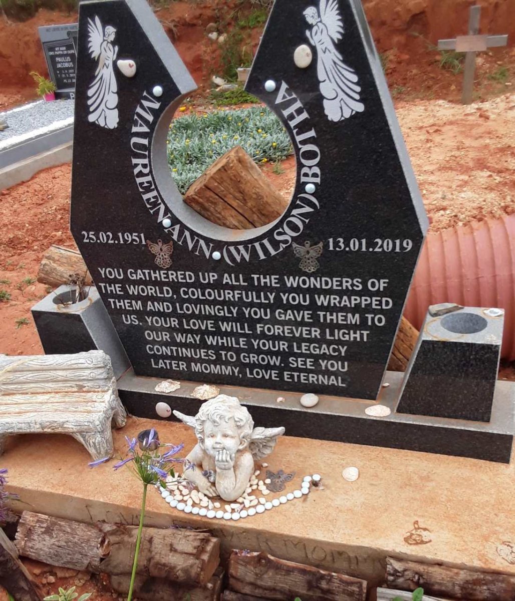 BOTHA Maureen Ann nee WILSON 1951-2019