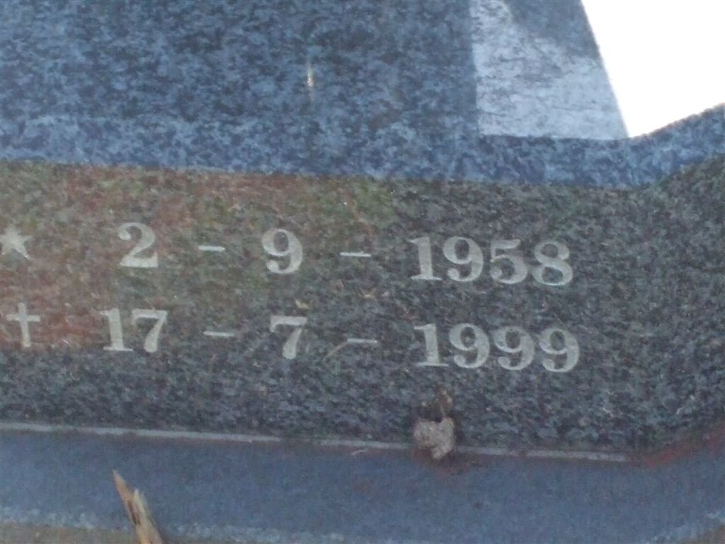 BOTHMA Gert Stephanus 1958-1999