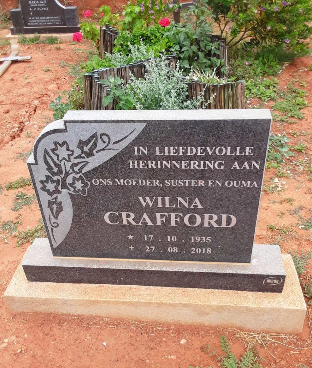 CRAFFORD Wilna 1935-2018