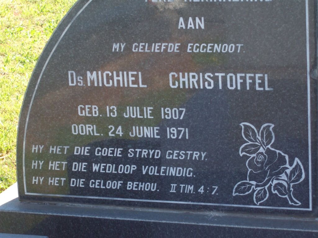 DIPPENAAR Michiel Christoffel 1907-1971 &amp; Margaretha Petronella 1901-1991