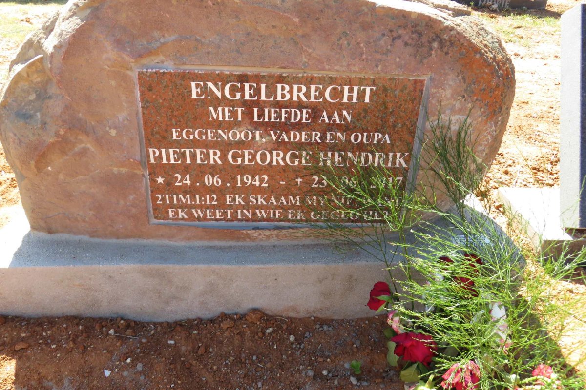 ENGELBRECHT Pieter George Hendrik 1942-2017