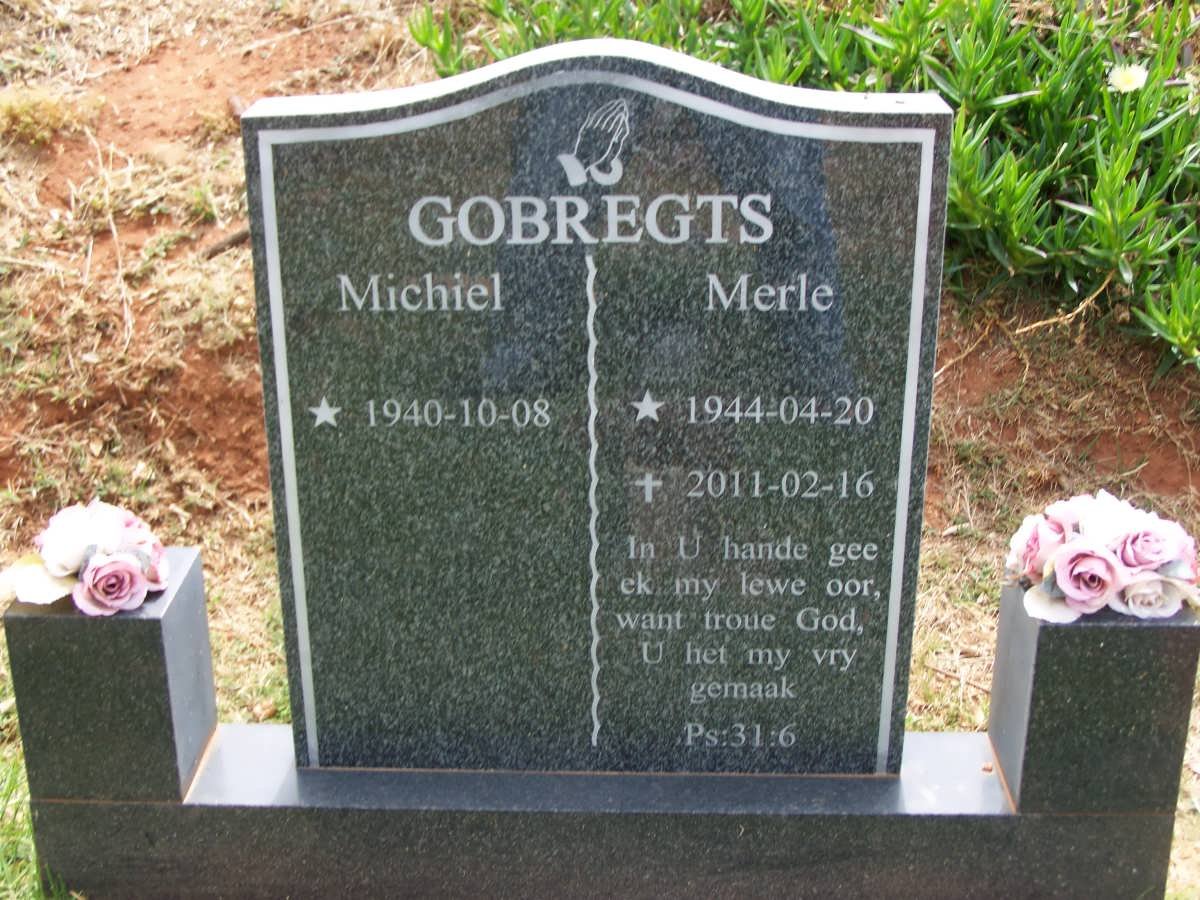 GOBREGTS Michiel 1940- &amp; Merle 1944-2011