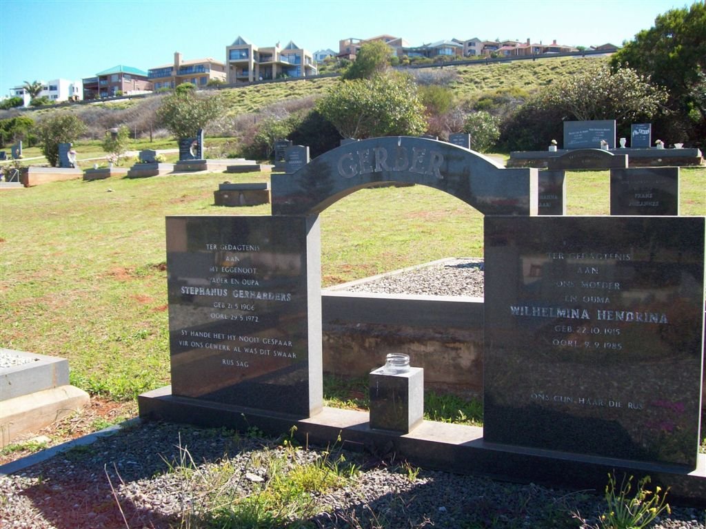 GERBER Stephanus Gerharders 1906-1972 &amp; Wilhelmina Hendrina 1915-1985