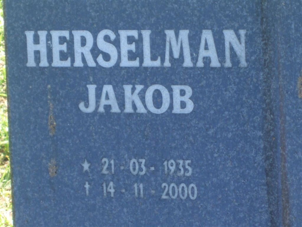 HERSELMAN Jakob 1935-2000
