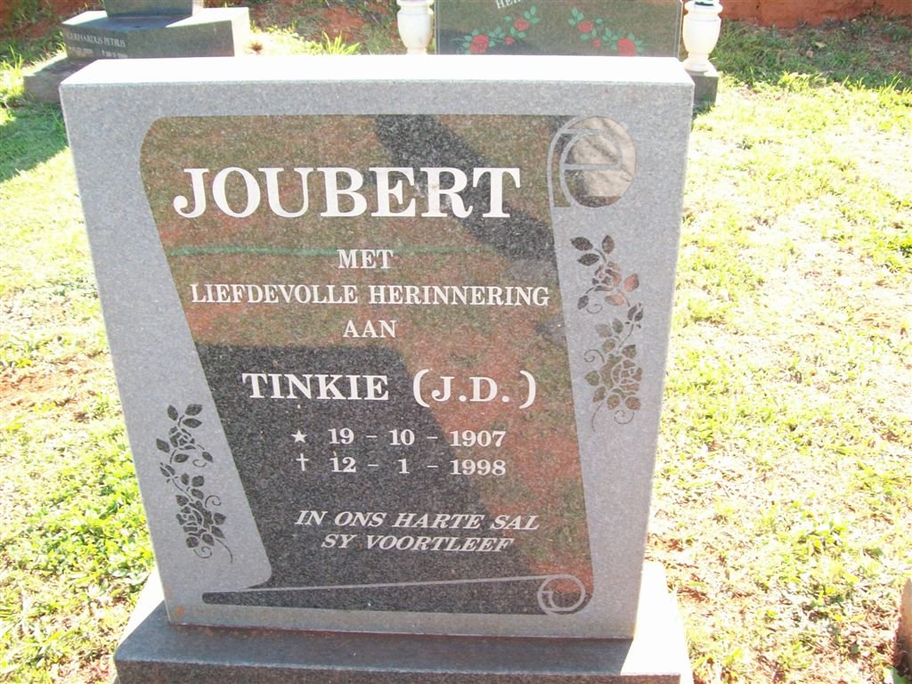 JOUBERT J.D. 1907-1998