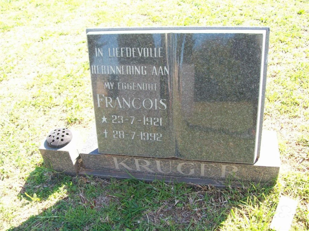 KRUGER Francois 1921-1992