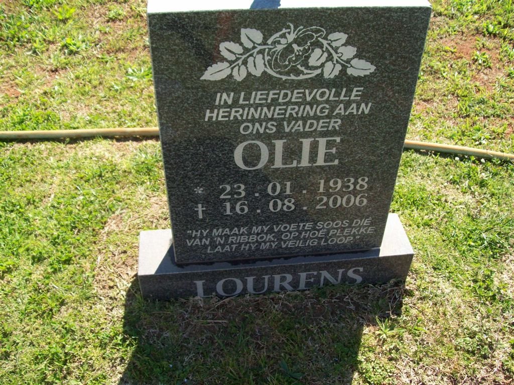 LOURENS Olie 1938-2006