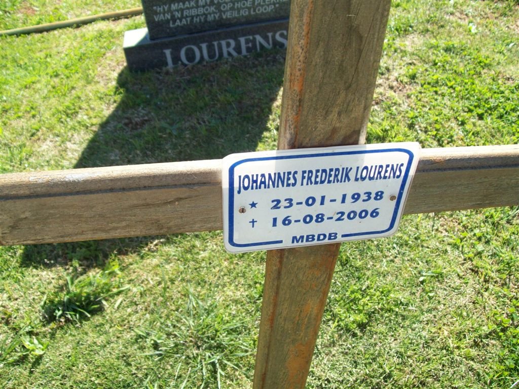 LOURENS Johannes Frederik 1938-2006