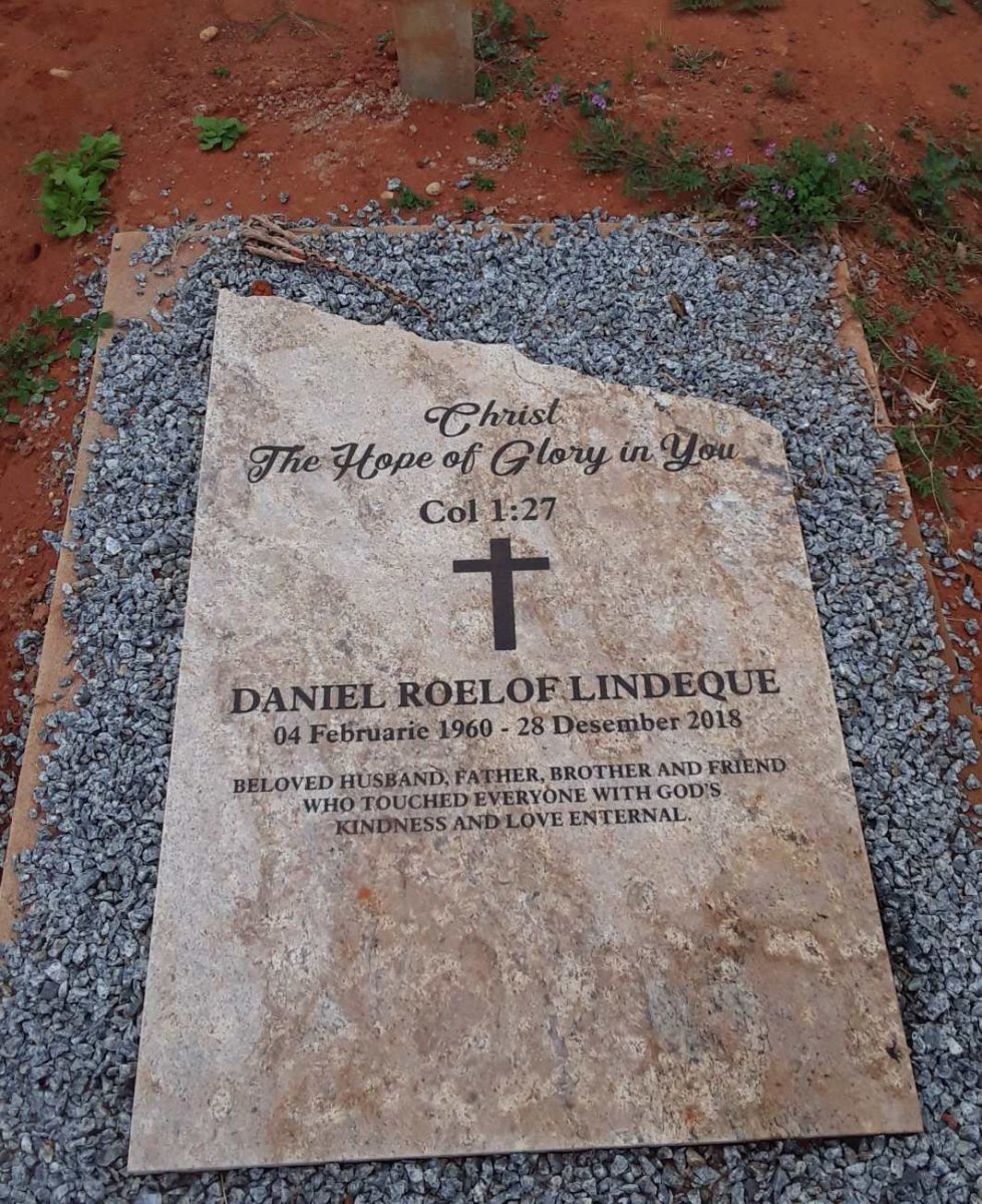 LINDEQUE Daniel Roelof 1960-2018