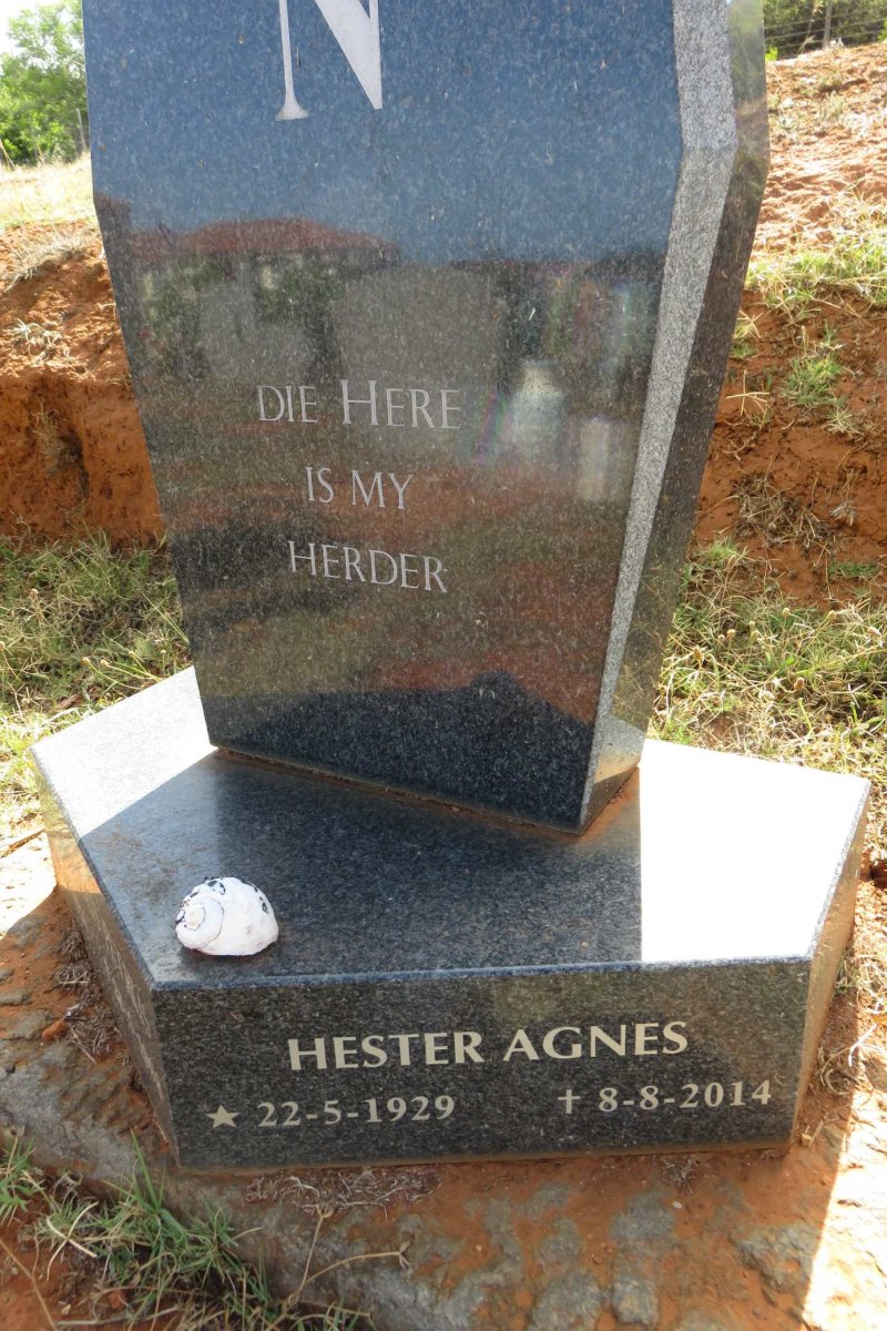 RHYN Hester Agnes, van 1929-2014