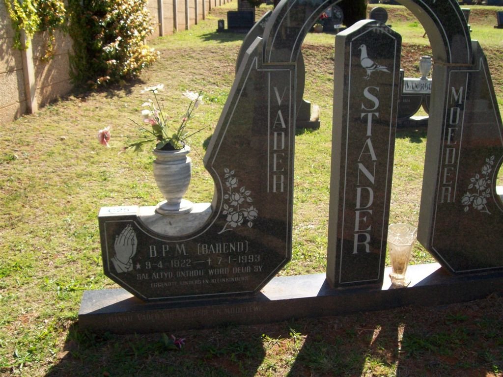STANDER B.P.M. 1922-1993