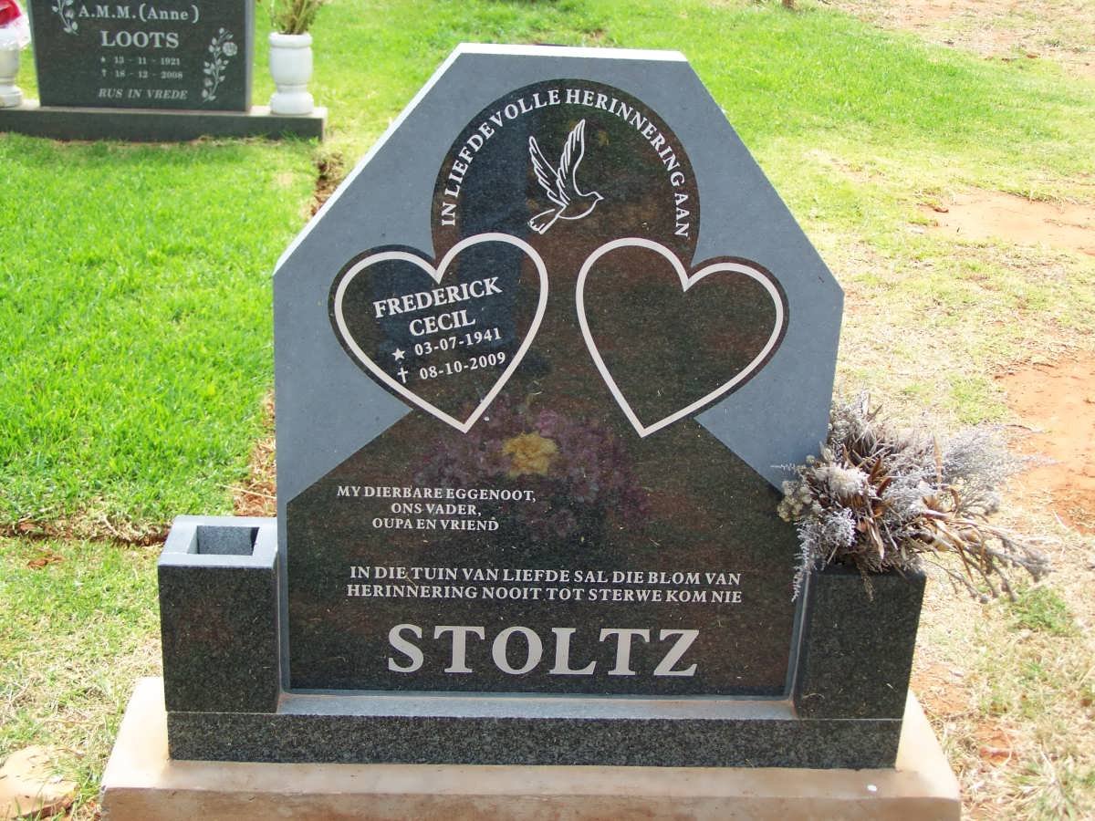 STOLTZ Frederick Cecil 1941-2009