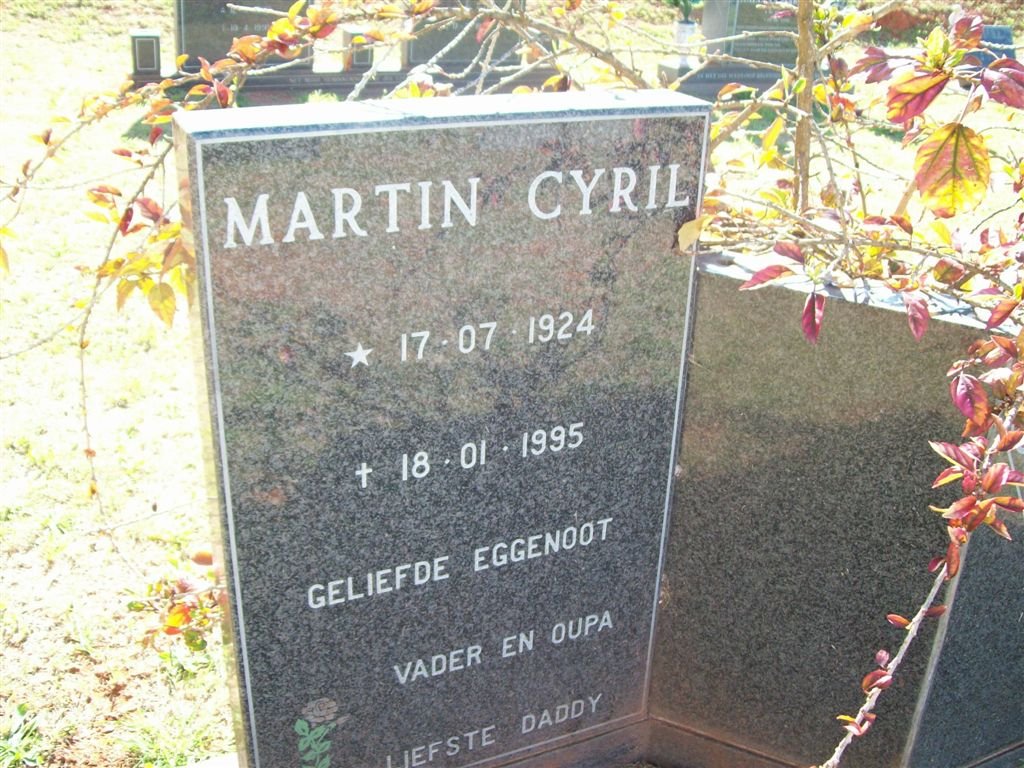 SCHWELLA Martin Cyril 1924-1995