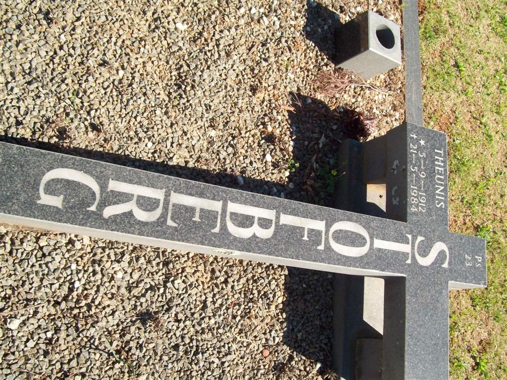 STOFBERG Theunis 1912-1984