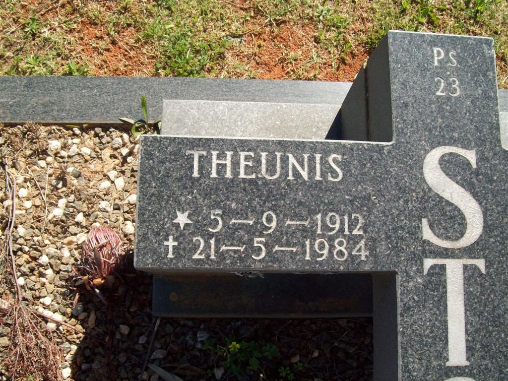 STOFBERG Theunis 1912-1984