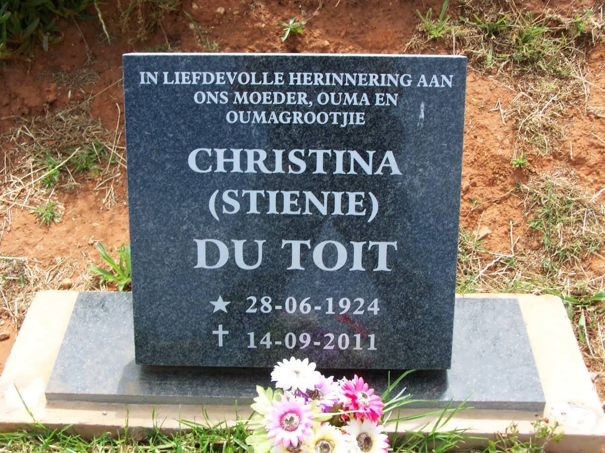 TOIT Christina, du 1924-2011