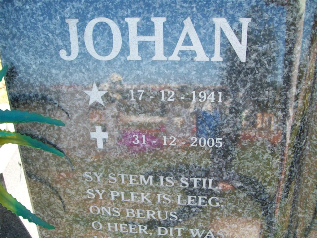 VYVER Johan, van der 1941-2005