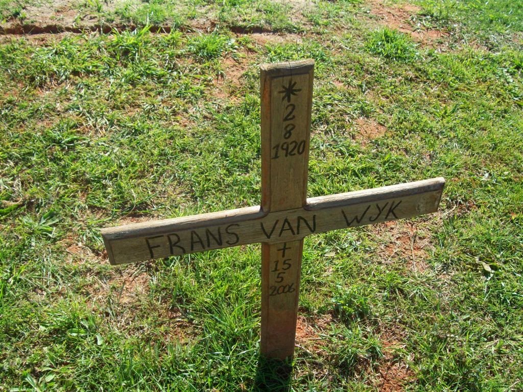 WYK Frans, van 1920-2006