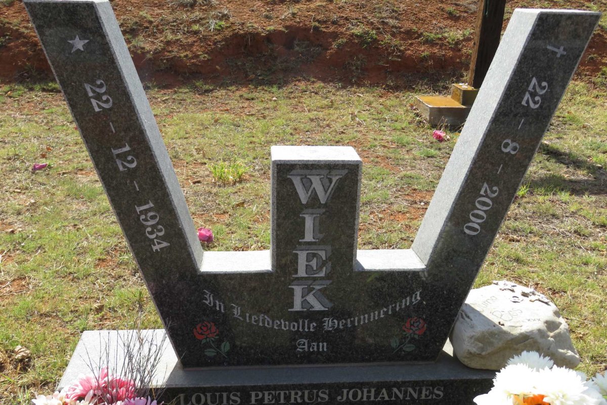 WIEK Louis Petrus Johannes 1934-2000