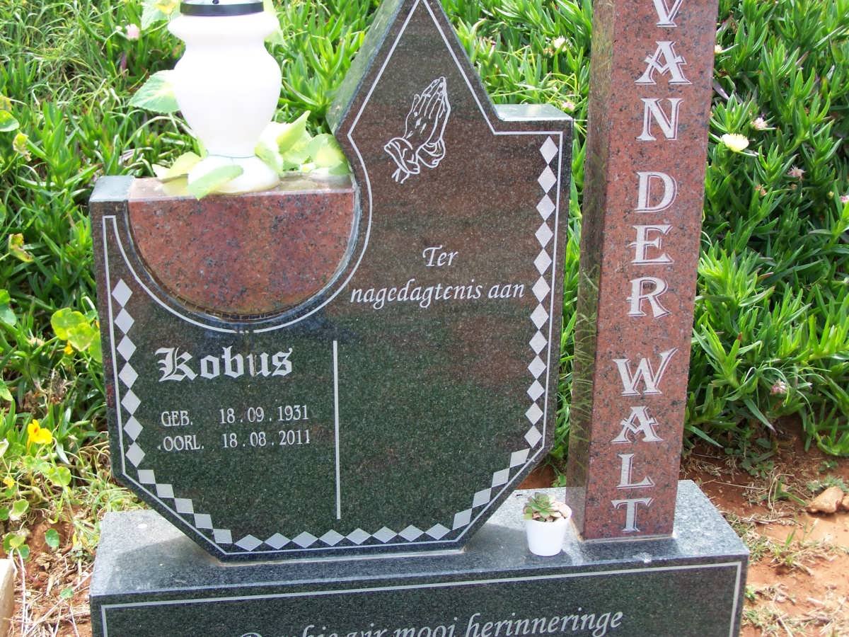 WALT Kobus, van der 1931-2011