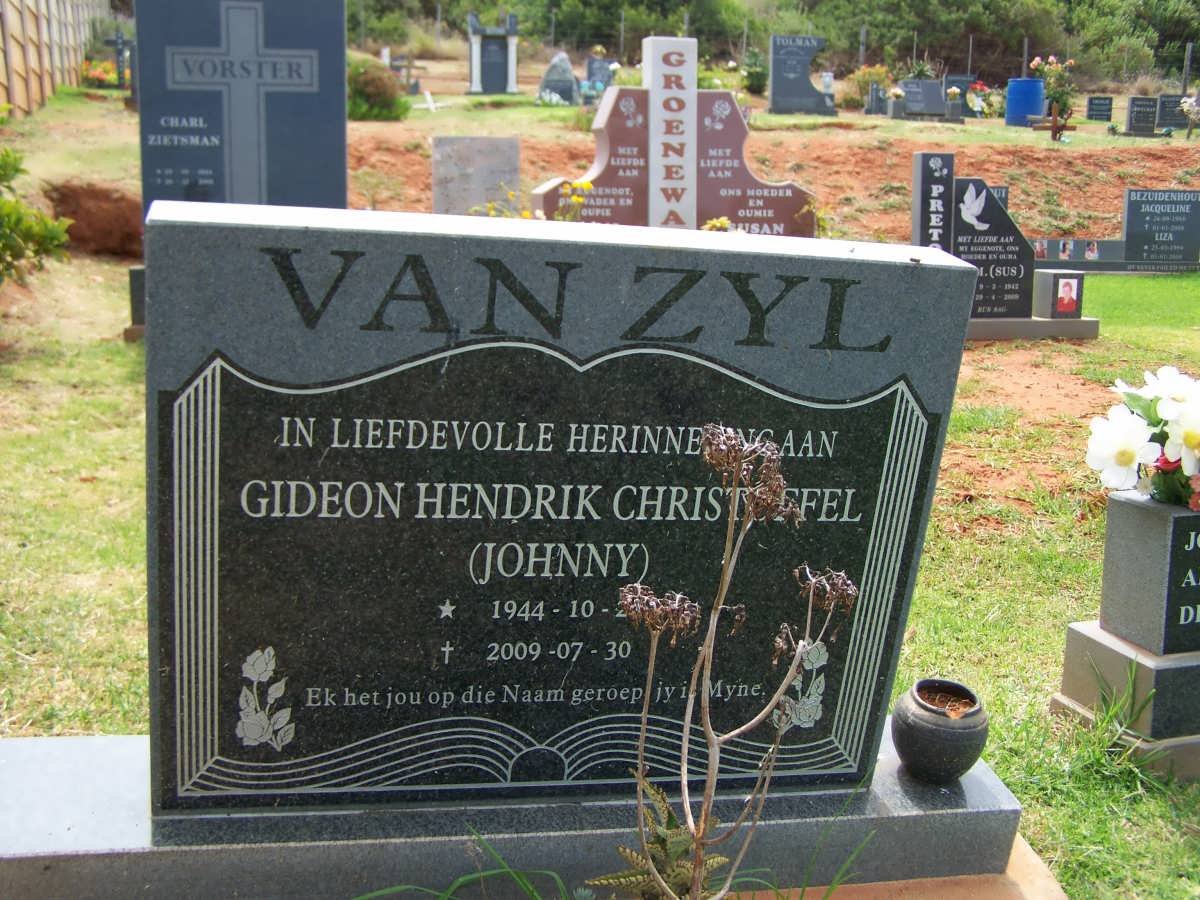 ZYL Gideon Hendrik Christoffel, van 1944-2009