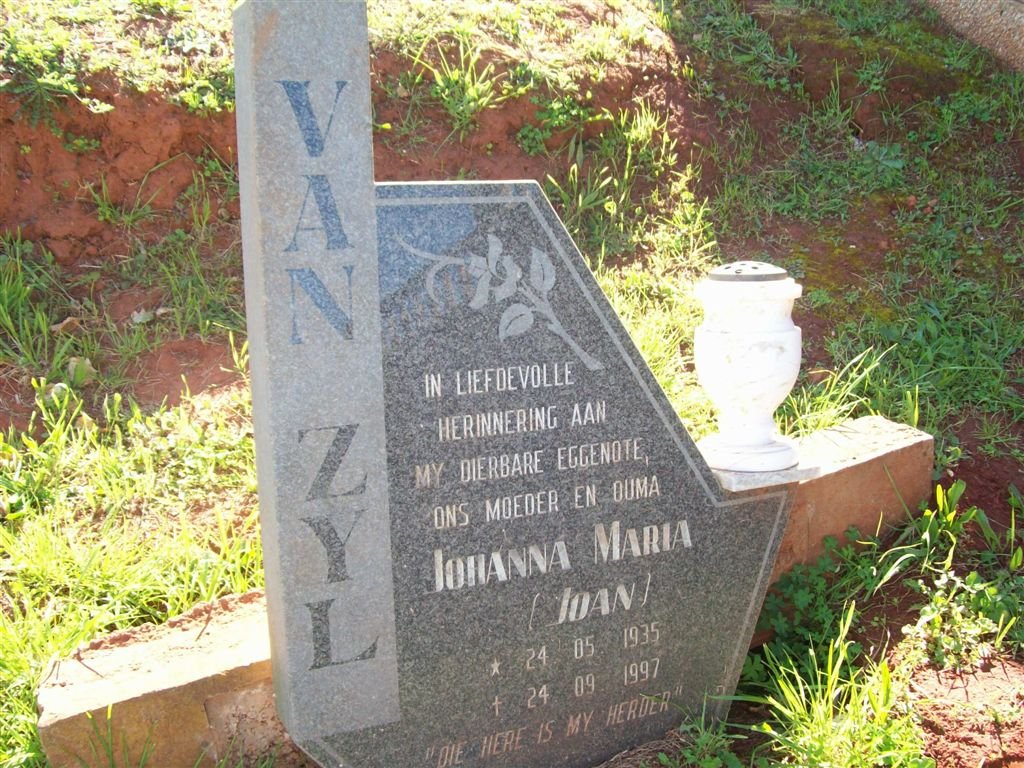 ZYL Johanna Maria, van 1935-1997