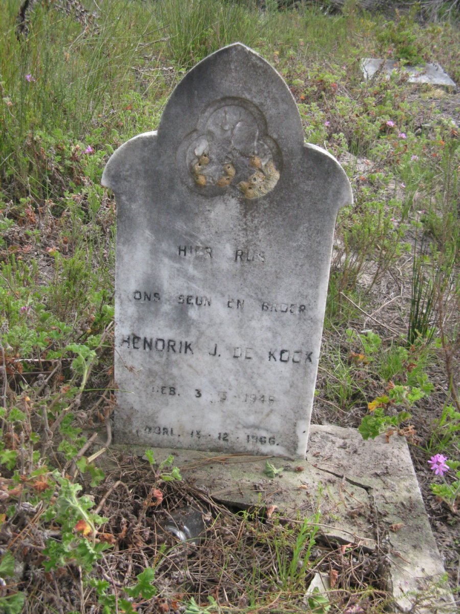 KOCK Hendrik J., de 1946-1966