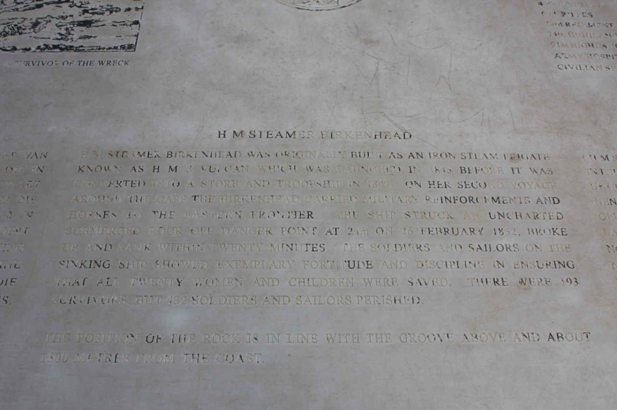 4. H.M. Steamer Birkenhead wrecking story