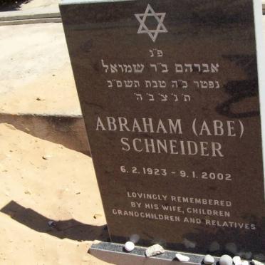 SCHNEIDER Abraham 1923-2002