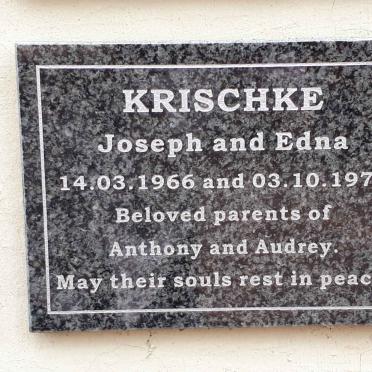 KRISCHKE Joseph -1966 &amp; Edna -1977
