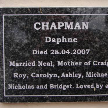 CHAPMAN Daphne -2007