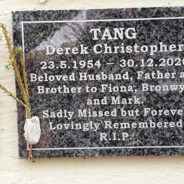 TANG Derek Christopher 1954-2020