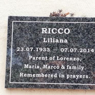 RICCO Liliana 1933-2014