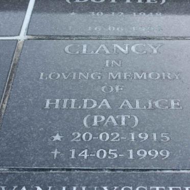 CLANCY Hilda Alice 1915-1999