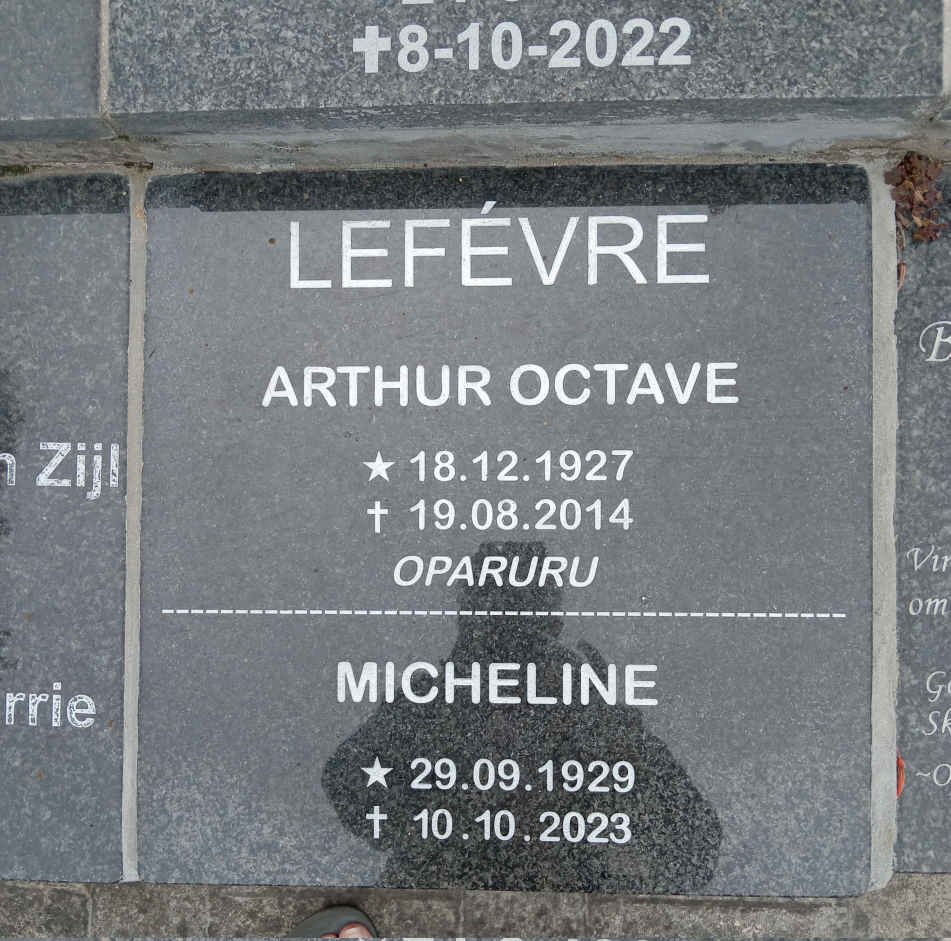 LEFEVRE Arthur Octave 1927-2014 & Micheline 1929-2023