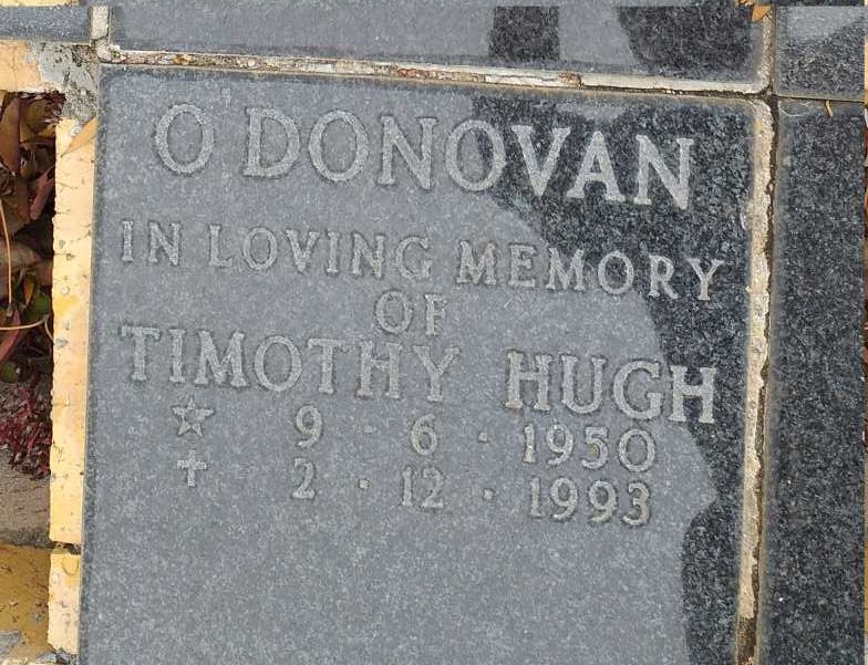 O'DONOVAN Timothy Hugh 1950-1993