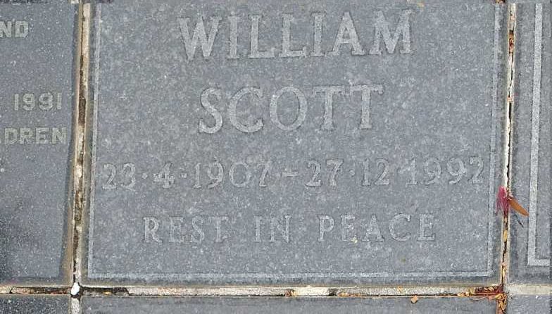 SCOTT William 1907-1992