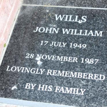 WILLS John William 1949-1987