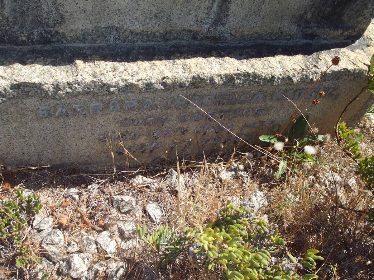 ? Barbara Isabella nee COETZEE -193?