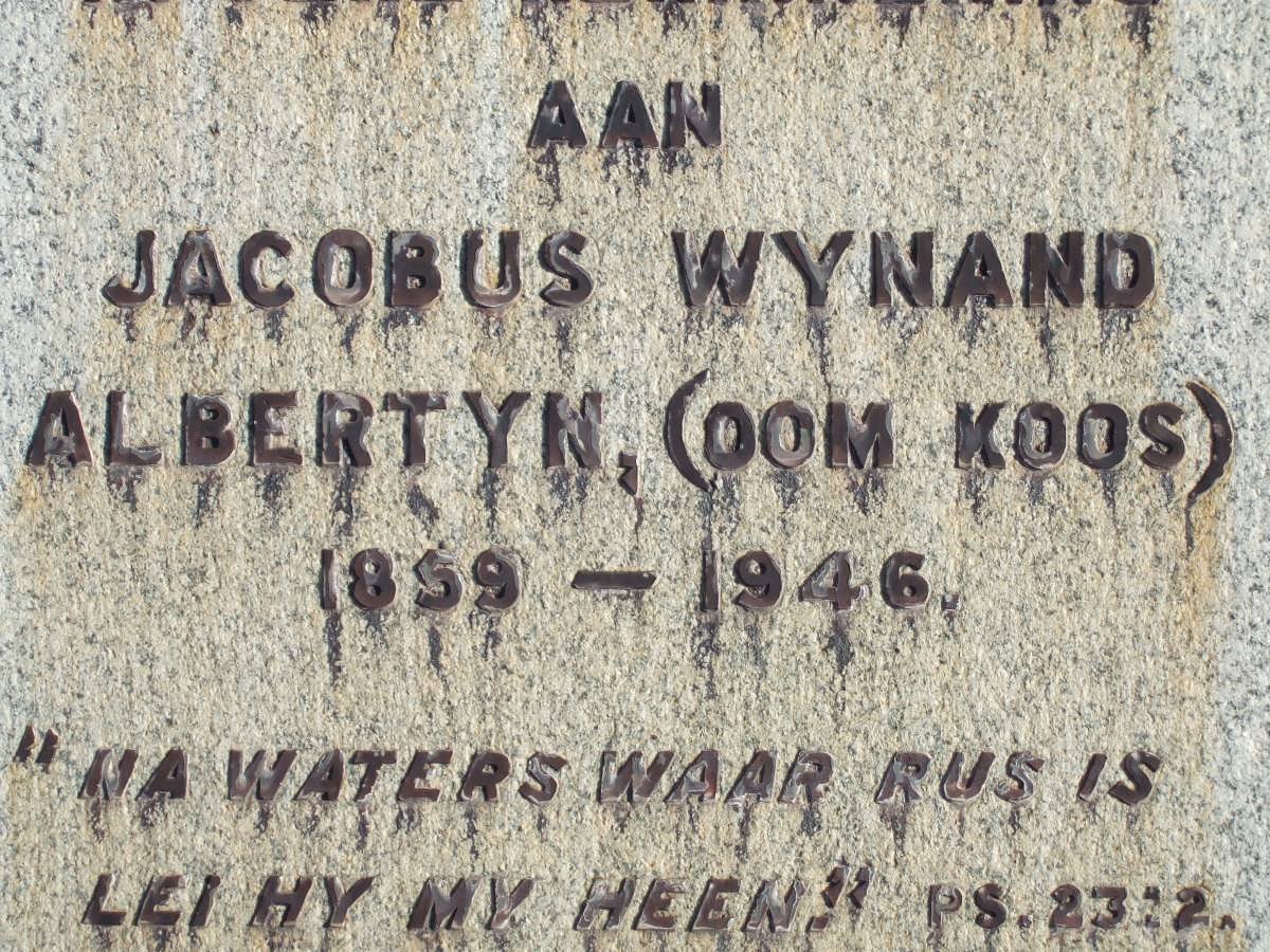 ALBERTYN Jacobus Wynand 1859-1946