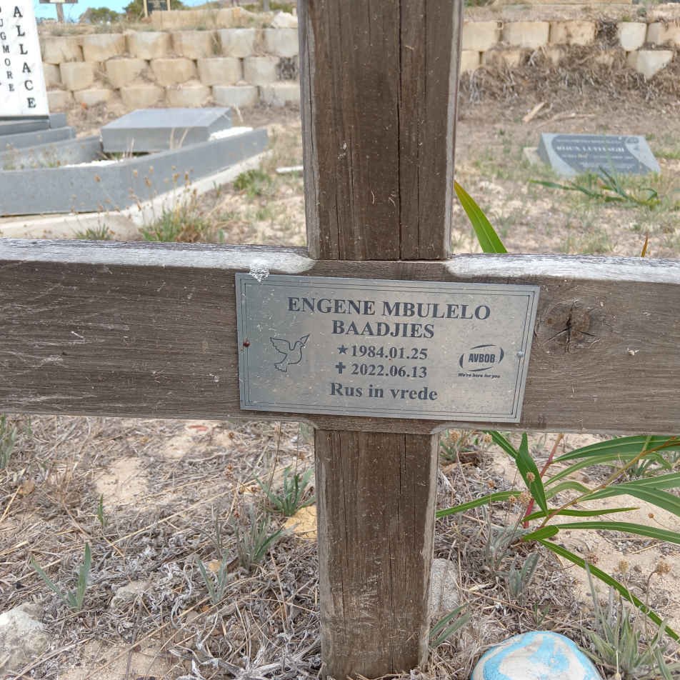 BAADJIES Engene Mbulelo 1984-2022