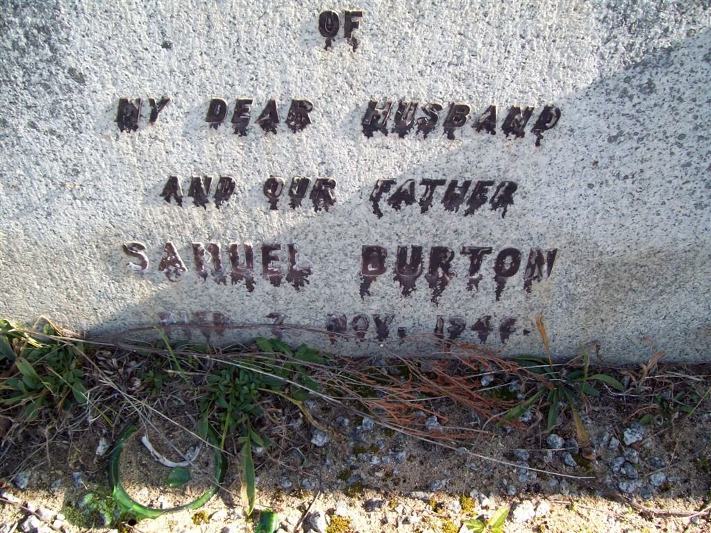 BURTON Samuel -1944