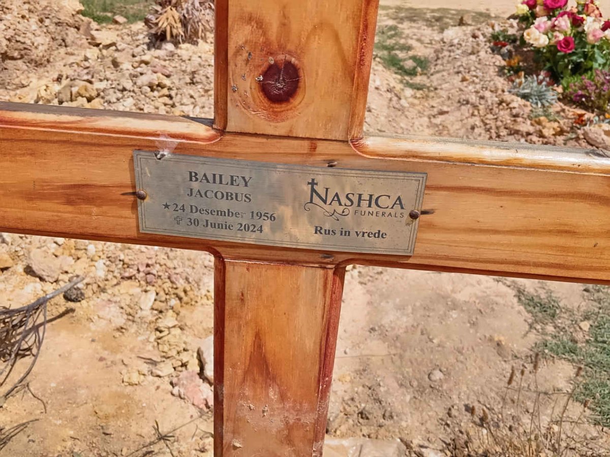BAILEY Jacobus 1956-2024