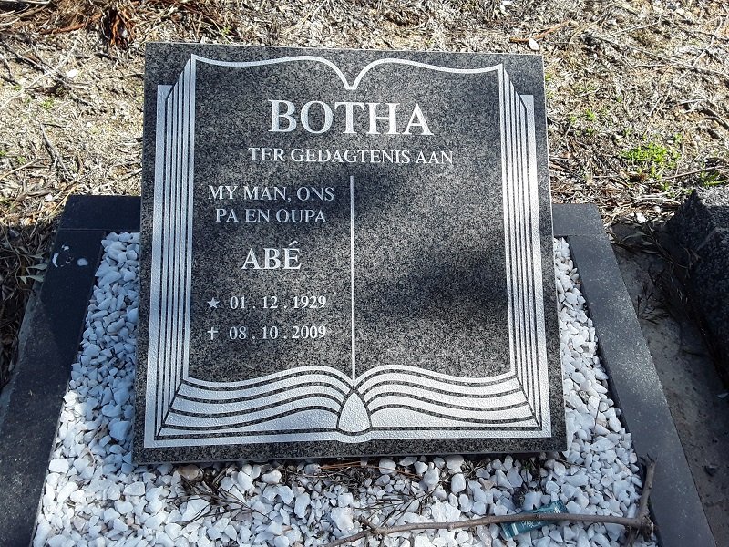 BOTHA Petrus Albertus 1929-2009